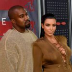 LOS ANGELES, CA - AUGUST 30: Singer Kayne West (L) and TV personality Kim Kardashian attend the 2015 MTV Video Music Awards at Microsoft Theater on August 30, 2015 in Los Angeles, California.