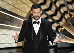 HOLLYWOOD, CA - FEBRUARY 26: Host Jimmy Kimmel onstage during the 89th Annual Academy Awards at Hollywood & Highland Center on February 26, 2017 in Hollywood, California.