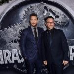 HOLLYWOOD, CA - JUNE 09: Actor Chris Pratt (L) and Writer/Director Colin Trevorrow attend the Universal Pictures' "Jurassic World" premiere at the Dolby Theatre on June 9, 2015 in Hollywood, California.