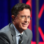 BEVERLY HILLS, CA - AUGUST 10: Host, executive producer, writer Stephen Colbert speaks onstage during the 'The Late Show with Stephen Colbert' panel discussion at the CBS portion of the 2015 Summer TCA Tour at The Beverly Hilton Hotel on August 10, 2015 in Beverly Hills, California. (Photo by Frederick M. Brown/Getty Images)