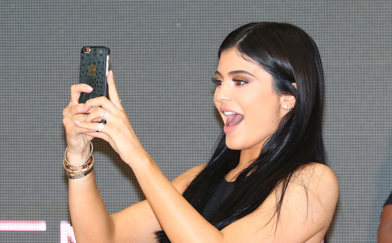 Kylie Jenner Taking Selfies