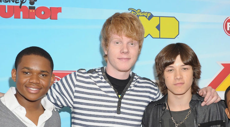 NEW YORK, NY - MARCH 13: Actors Doc Shaw, Adam Hicks, Leo Howard and Tyler Jackson Williams attend the 2012-13 Disney Channel Worldwide Kids Upfront at the Hard Rock Cafe - Times Square on March 13, 2012 in New York City.