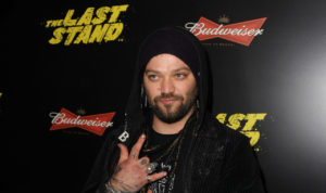 HOLLYWOOD, CA - JANUARY 14: Actor Bam Margera arrives at the premiere of Lionsgate Films' "The Last Stand" at Grauman's Chinese Theatre on January 14, 2013 in Hollywood, California.
