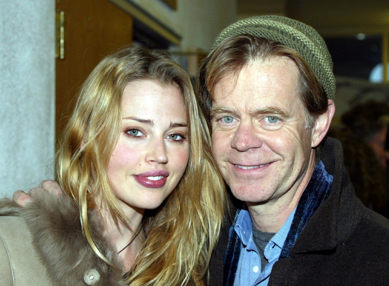 PARK CITY, UT - JANUARY 17: Actress Estella Warren With William H Macy at the premiere of The Cooler held at the Library Theatre during the 2003 Sundance Film Festival on January 17, 2003 in Park City, Utah.