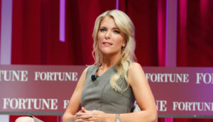 WASHINGTON, DC - OCTOBER 13: News anchor Megyn Kelly speaks onstage during Fortune's Most Powerful Women Summit - Day 2 at the Mandarin Oriental Hotel on October 13, 2015 in Washington, DC.