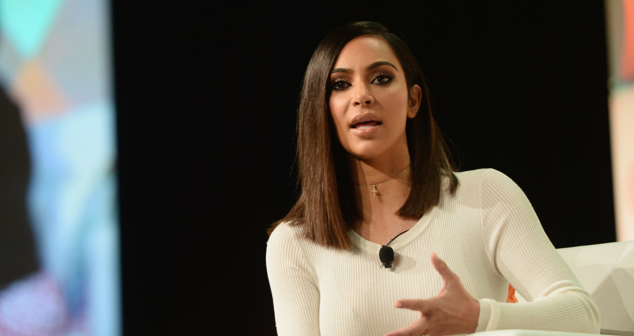 LOS ANGELES, CA - AUGUST 05: Kim Kardashian West speaks druing the #BlogHer16 Experts Among Us conference at JW Marriott Los Angeles at L.A. LIVE on August 5, 2016 in Los Angeles, California.