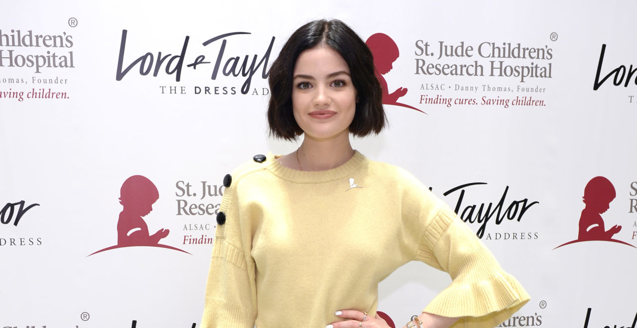 NEW YORK, NY - APRIL 22: Actress Lucy Hale attends Charity Days: Let's Do Something Good Together with St. Jude Children's Research Hospital hosted by Lord & Taylor at Lord & Taylor on April 22, 2017 in New York City.