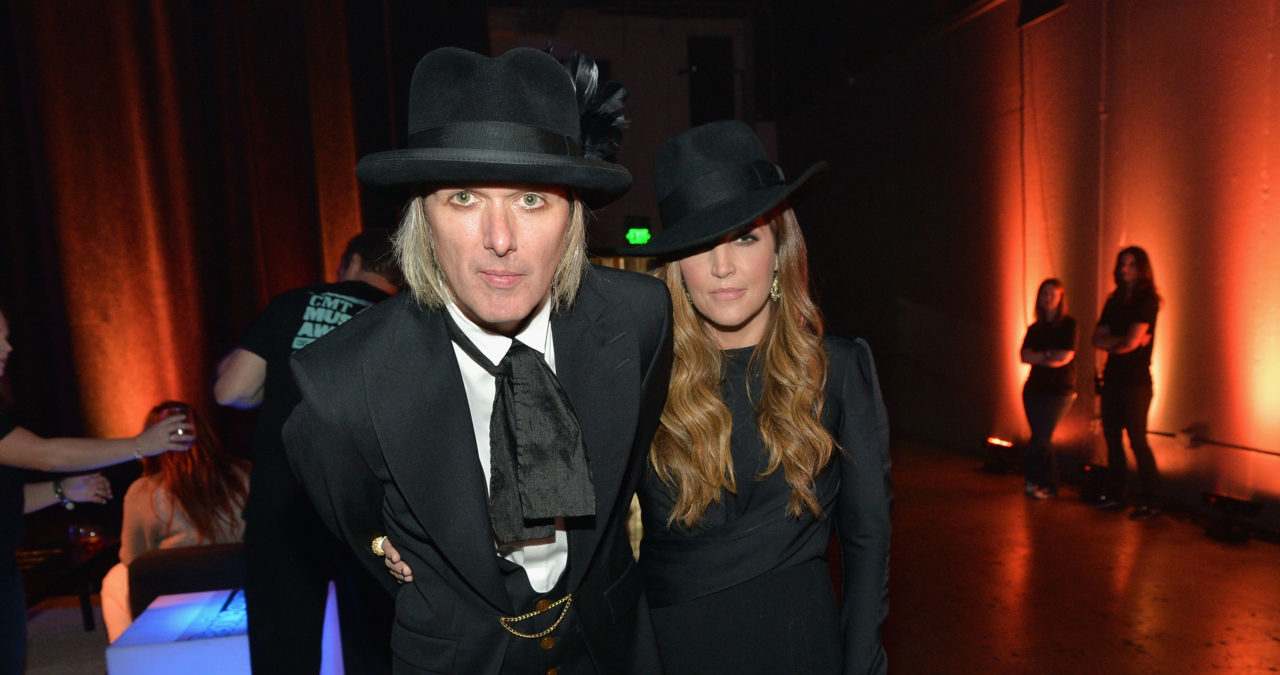 NASHVILLE, TN - JUNE 05: Lisa Marie Presley (R) and Michael Lockwood attend the 2013 CMT Music Awards - After Party at Rocketown on June 5, 2013 in Nashville, Tennessee.