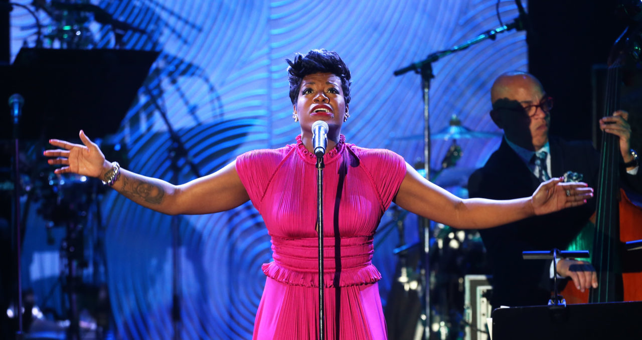 BEVERLY HILLS, CA - JANUARY 25: Singer Fantasia Barrino performs onstage during the 56th annual GRAMMY Awards Pre-GRAMMY Gala and Salute to Industry Icons honoring Lucian Grainge at The Beverly Hilton on January 25, 2014 in Beverly Hills, California.