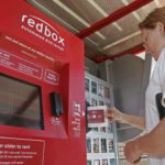 SALT LAKE CITY, UT - APRIL 26: Sandra Burgess returns a DVD movie to a RedBox rental Machine at a McDonald's April 26, 2006 in Provo, Utah. Customers can rent movies for a dollar a night and you can return the movie to any RedBox machine. (Photo by George Frey/Getty Images)