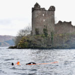 DRUMNADROCHIT, SCOTLAND - APRIL 13: A Munin robot, operated by Norwegian company Kongsberg Maritime is seen next to Urquhart Castle at Loch Ness on April 13, 2016 in Drumnadrochit, Scotland The Norwegian company Kongsberg, which has been surveying the loch came across remains of a thirty metre model of the Loch Ness Monster, from the 1970 film The Private Life of Sherlock Holmes, discovered down on the loch bed by the underwater robot. (Photo by Jeff J Mitchell/Getty Images)