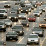 WASHINTON - NOVEMBER 24: Heavy traffic congestion is seen on Interstate 395 November 24, 2004 in Washington, DC. The day before Thanksgiving is traditionally the busiest travel day in the United States. (Photo by Mark Wilson/Getty Images)