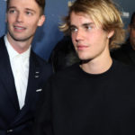 HOLLYWOOD, CA - MARCH 15: Patrick Schwarzenegger (L) and Justin Bieber attend Global Road Entertainment's world premiere of "Midnight Sun" at ArcLight Hollywood on March 15, 2018 in Hollywood, California. (Photo by Phillip Faraone/Getty Images)