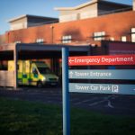 GLOUCESTER, UNITED KINGDOM - JANUARY 06: Ambulances arrive outside the Accident and Emergency department of Gloucestershire Royal Hospital on January 6, 2015 in Gloucester, England. The hospital is one of a number in the UK to have declared a major incident due to high demand in it's A&E departments. Figures released today suggest that the NHS in England has missed its four-hour A&E waiting time target with performance dropping to its lowest level for a decade. (Photo by Matt Cardy/Getty Images)