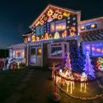 BURNHAM-ON-SEA, ENGLAND - DECEMBER 18: Christmas lights are displayed on houses in Trinity Close in Burnham-on-Sea on December 18, 2017 in Somerset, England. For over 10 years the residents of Trinity Close have decorated their homes and gardens with more than a 100,000 colourful Christmas lights. The residents display aims to raise money for local charities and will run until early January. (Photo by Matt Cardy/Getty Images)