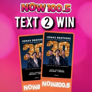 Win a pair of tickets to see the Jonas Brothers at Golden 1 Center on September 26th!