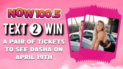Win a pair of tickets to see Dasha at the Nugget Event Center in Reno on Saturday, April 19th!...