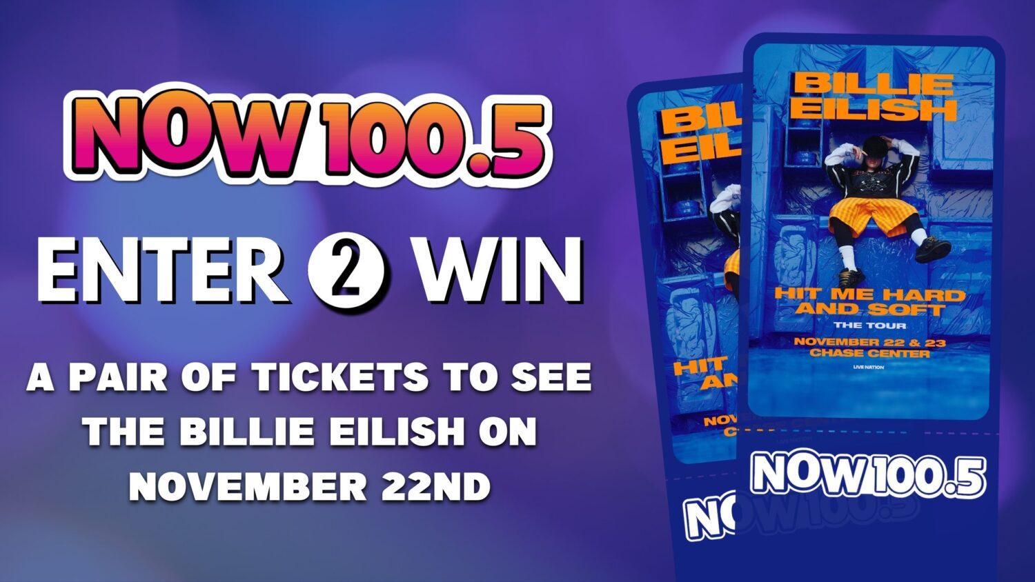 Enter To Win Tickets To See Billie Eilish!