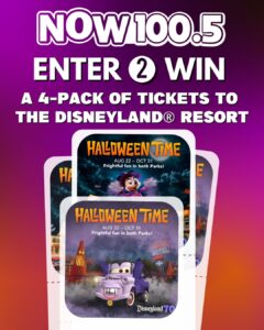 Win a 4-pack of 2-Day, 1-Park per day tickets to the Disneyland® Resort!